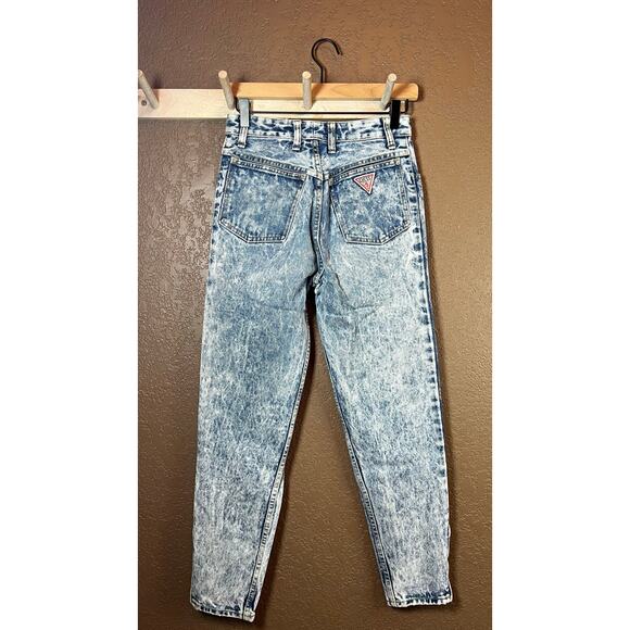 Vintage Guess Acid Wash Jeans – Size 28 - Picture 4 of 7